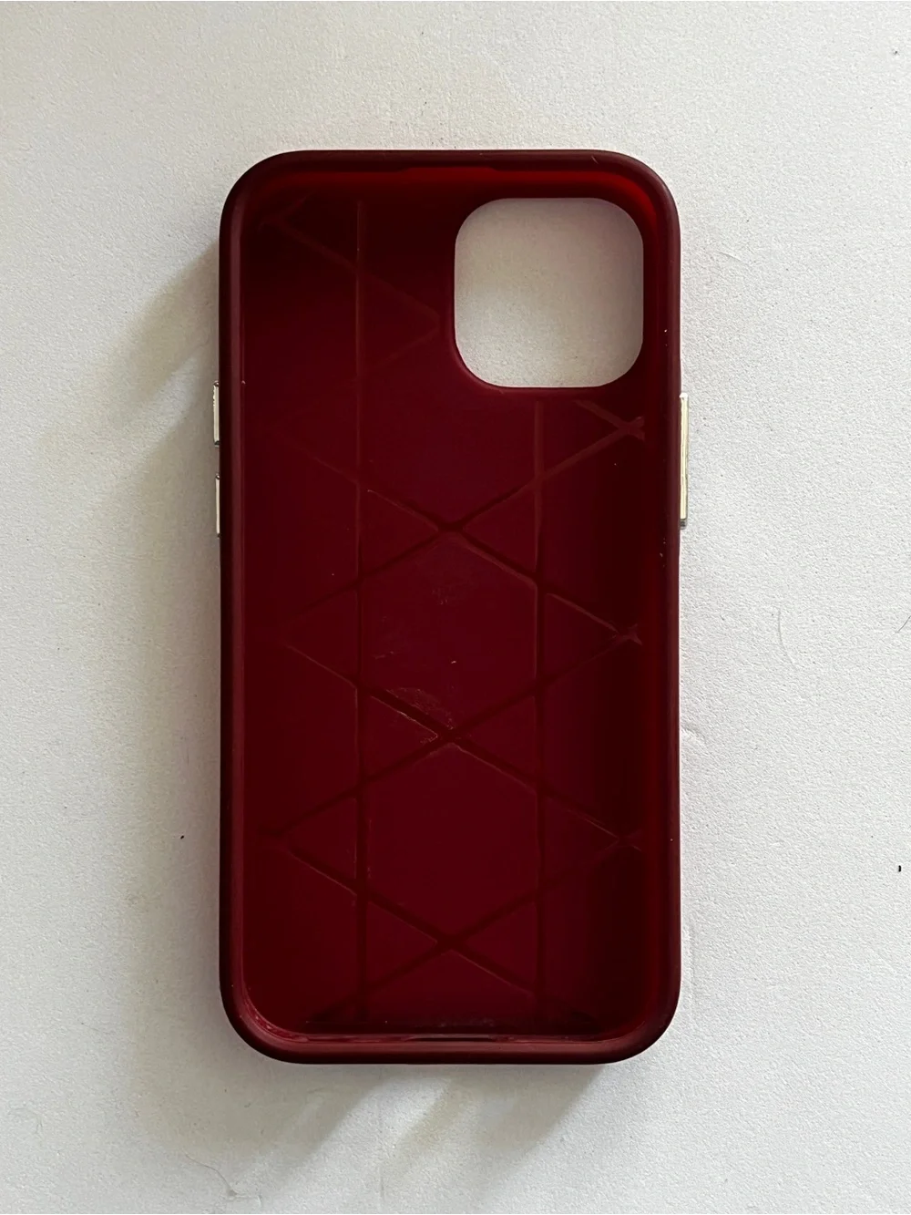 iPhone 13 miniDeep Red Protective Phone Case with Enhanced Shock Resistance